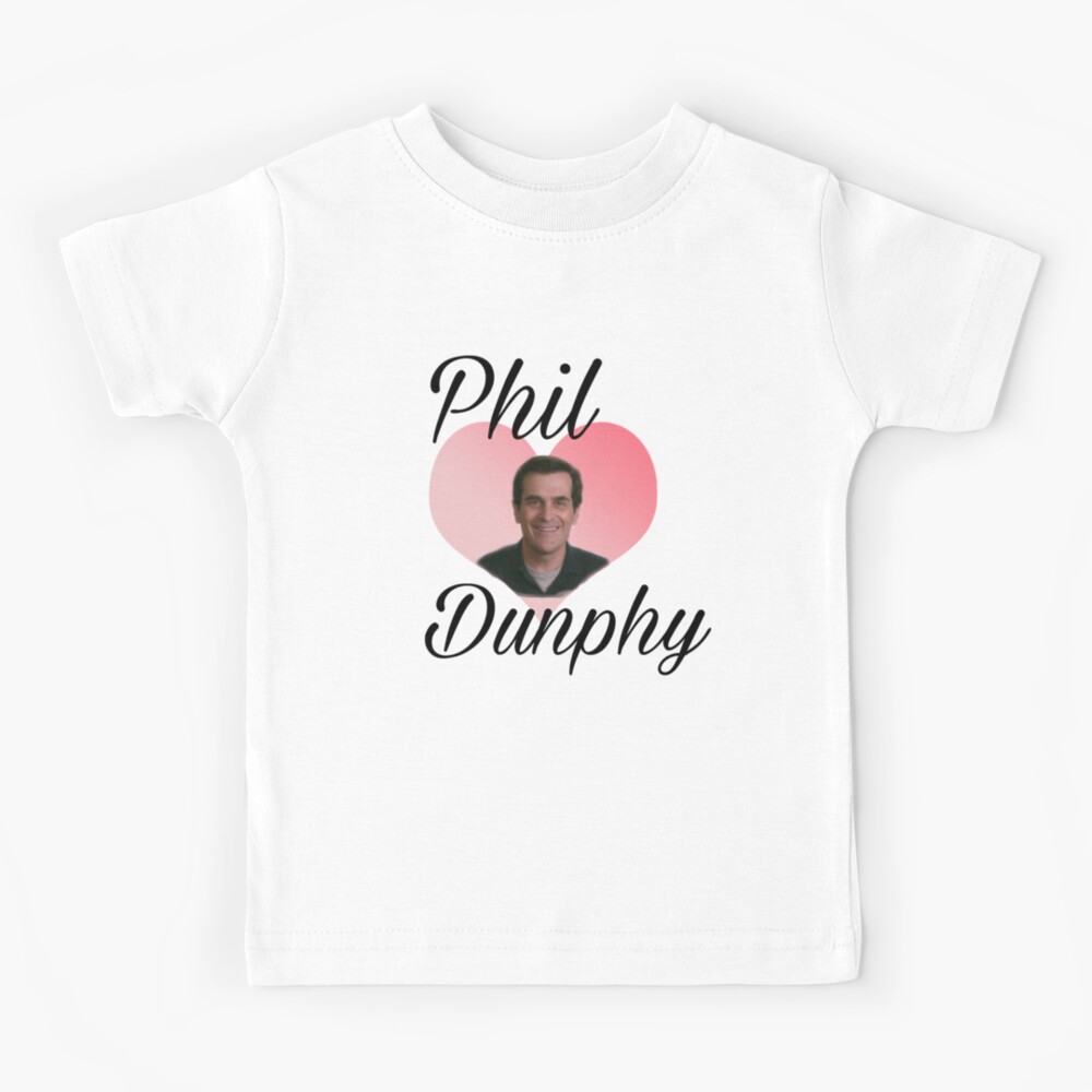 "Modern Family Phil Dunphy heart " Kids TShirt for Sale by