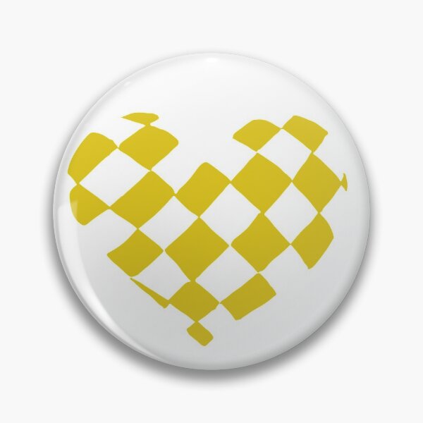 Item preview, Yellow Checkered Heart designed and sold by Nealoc.