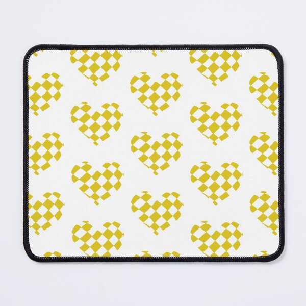 Item preview, Yellow Checkered Heart designed and sold by Nealoc.