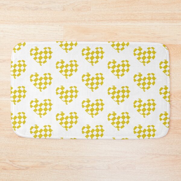 Item preview, Yellow Checkered Heart designed and sold by Nealoc.