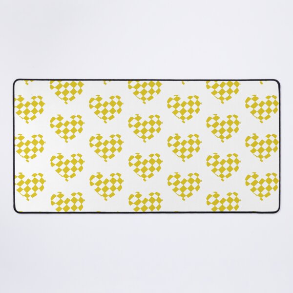 Item preview, Yellow Checkered Heart designed and sold by Nealoc.
