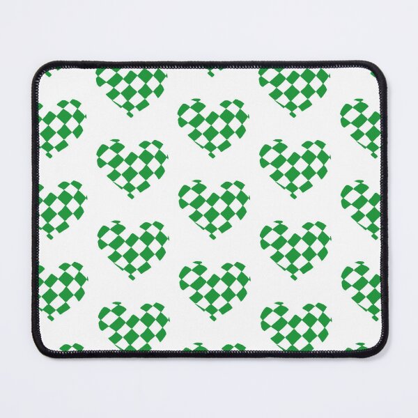Item preview, Green Checkered Heart designed and sold by Nealoc.