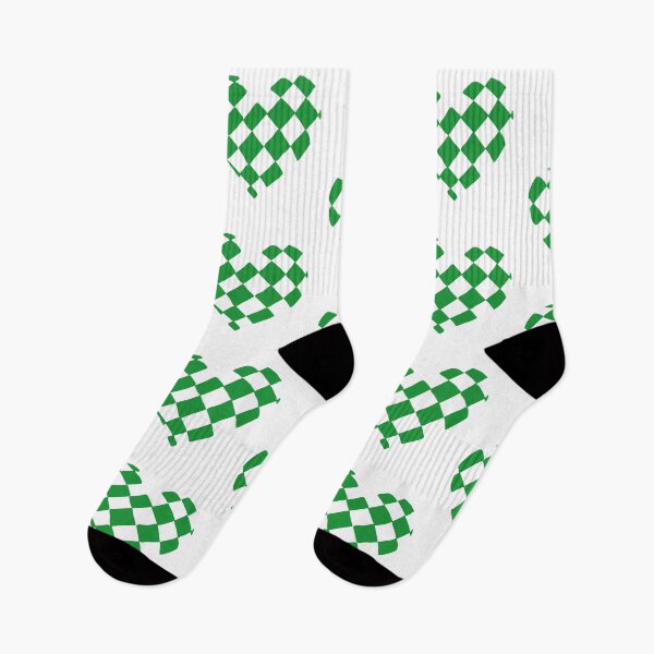 Item preview, Green Checkered Heart designed and sold by Nealoc.