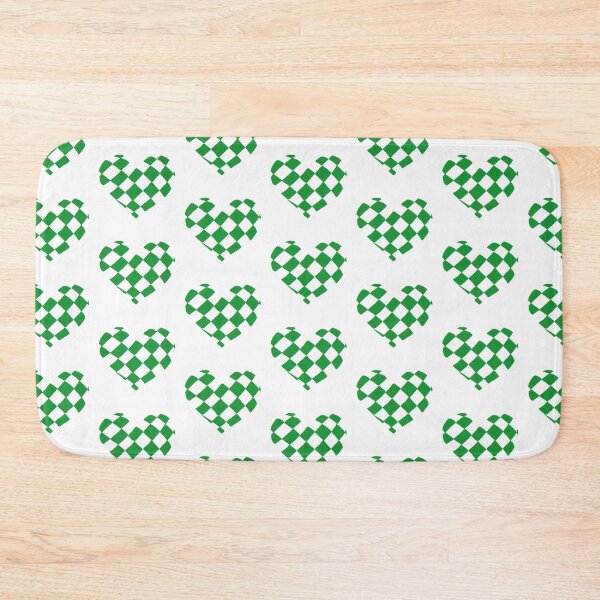 Item preview, Green Checkered Heart designed and sold by Nealoc.