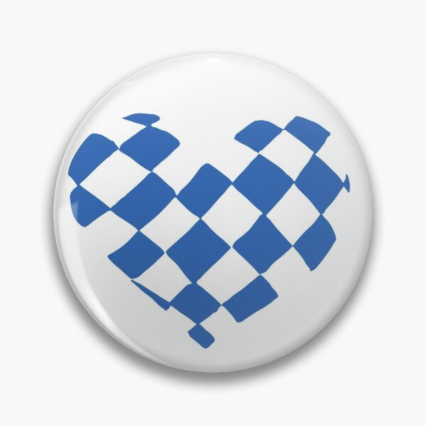 Item preview, Blue Checkered Heart designed and sold by Nealoc.