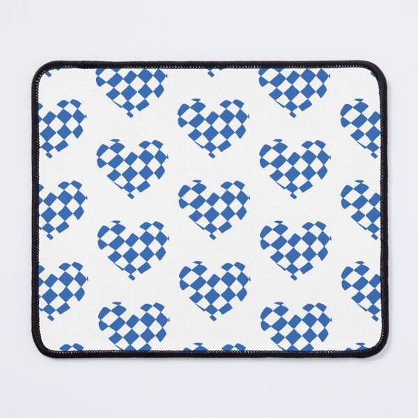 Item preview, Blue Checkered Heart designed and sold by Nealoc.