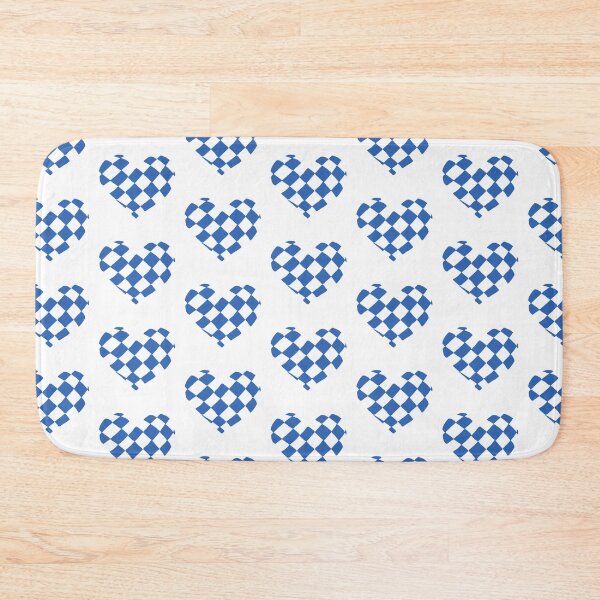 Item preview, Blue Checkered Heart designed and sold by Nealoc.