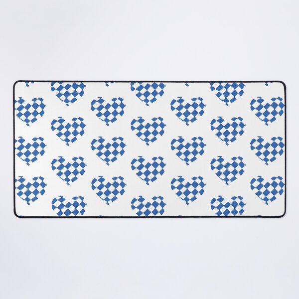 Item preview, Blue Checkered Heart designed and sold by Nealoc.