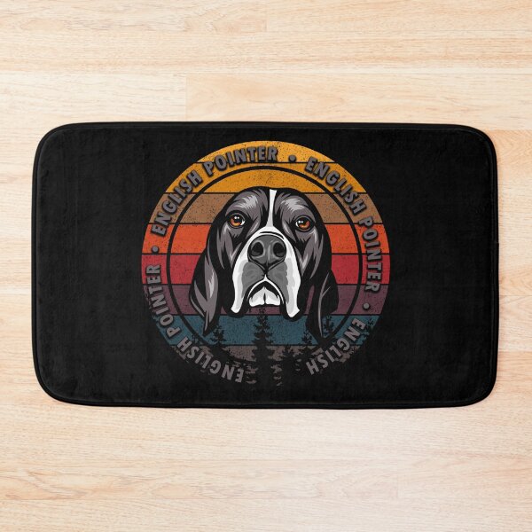 Item preview, English Pointer distressed sunset retro dog face design designed and sold by SamRVstore.