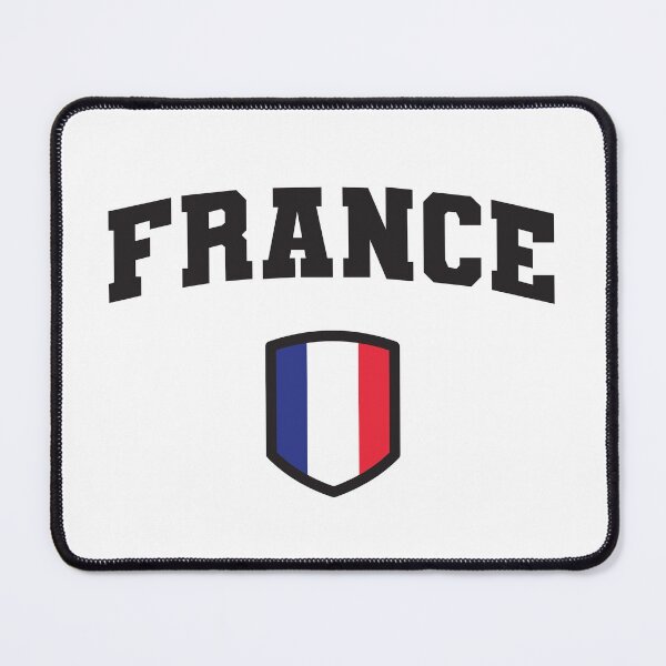 Item preview, France with French Flag within a Shield designed and sold by Rhu Creations.