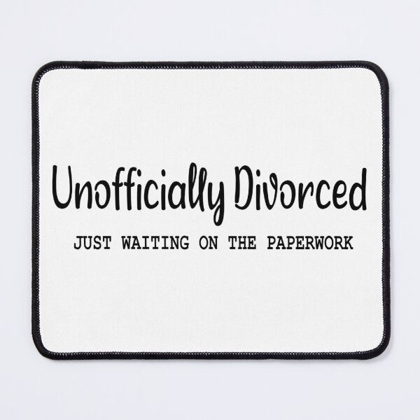 Item preview, unofficially divorced just waiting on the paperwork, gift for Divorce Support group, Funny Party Just Divorced AF, Women Support, Newly Celebration, Present Announcement, Feminist designed and sold by joygift369.