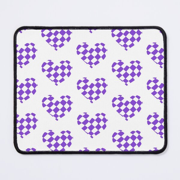 Item preview, Violet Checkerboard Heart designed and sold by Nealoc.
