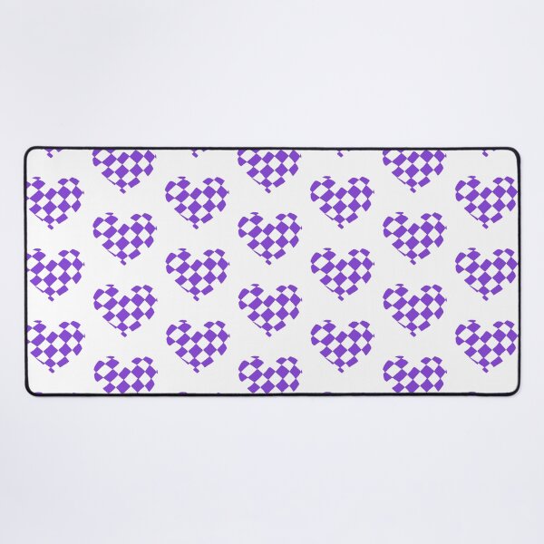 Item preview, Violet Checkerboard Heart designed and sold by Nealoc.