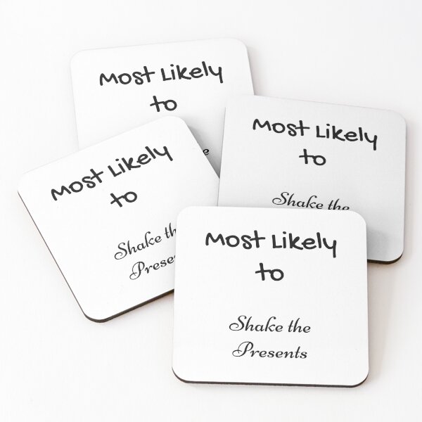 Item preview, Most Likely Shake the Presents designed and sold by UMEShop.