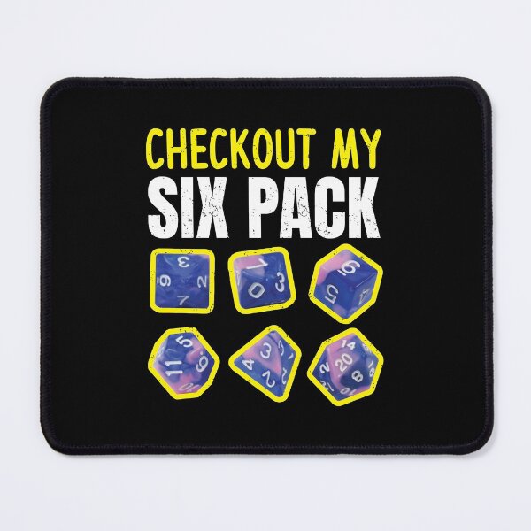 Item preview, Checkout My Six Pack Dice For Dragons Tabletop RPG designed and sold by GravitiTees.