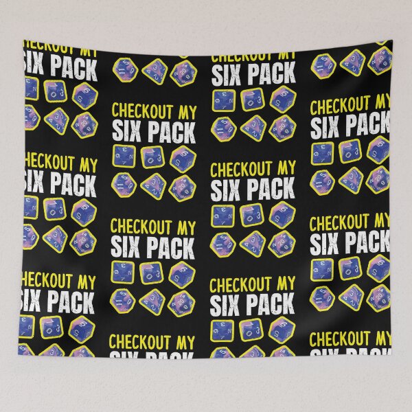 Item preview, Checkout My Six Pack Dice For Dragons Tabletop RPG designed and sold by GravitiTees.