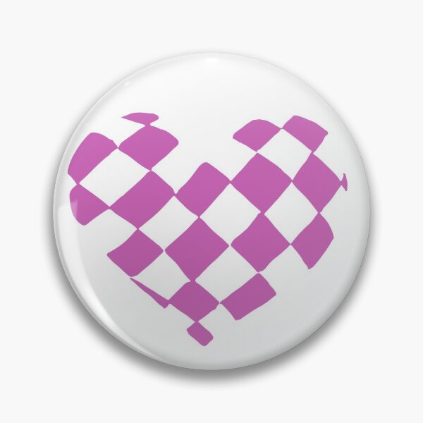 Item preview, Pink Checkered Heart designed and sold by Nealoc.