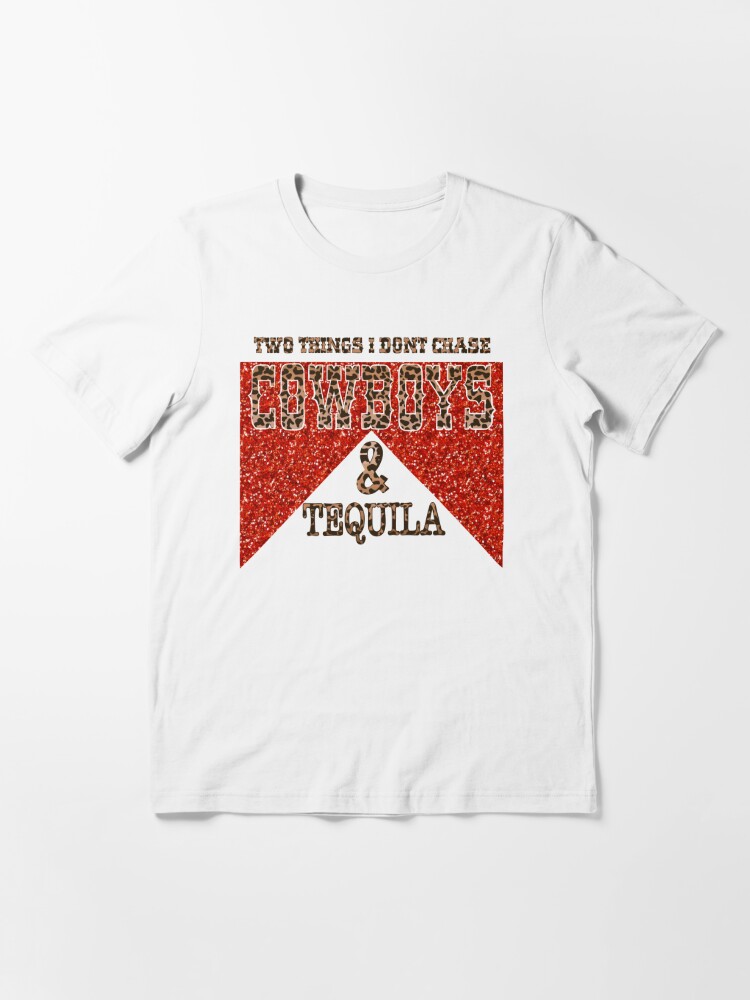 Vintage Cowboys And Tequila Western Funny Tequila Drinking T-Shirt