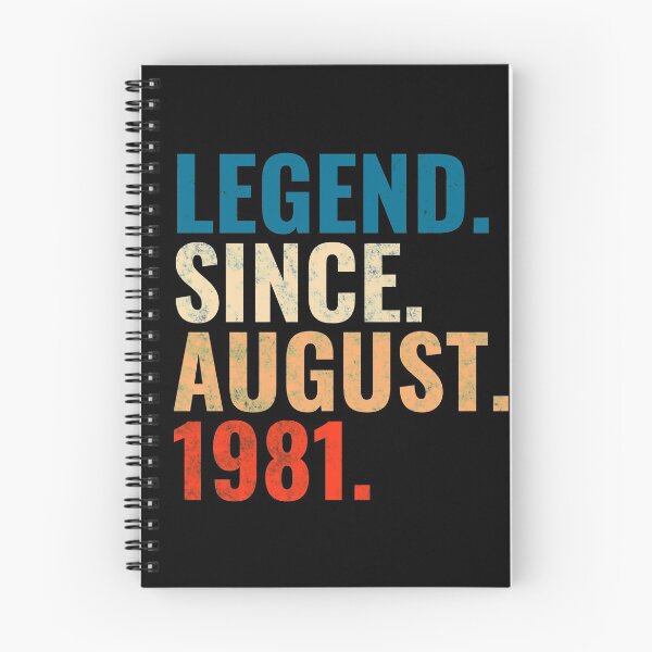 Item preview, Legend Since August 1981 Retro Vintage designed and sold by Teelogic.