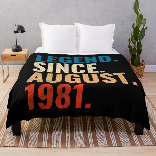 Item preview, Legend Since August 1981 Retro Vintage designed and sold by Teelogic.
