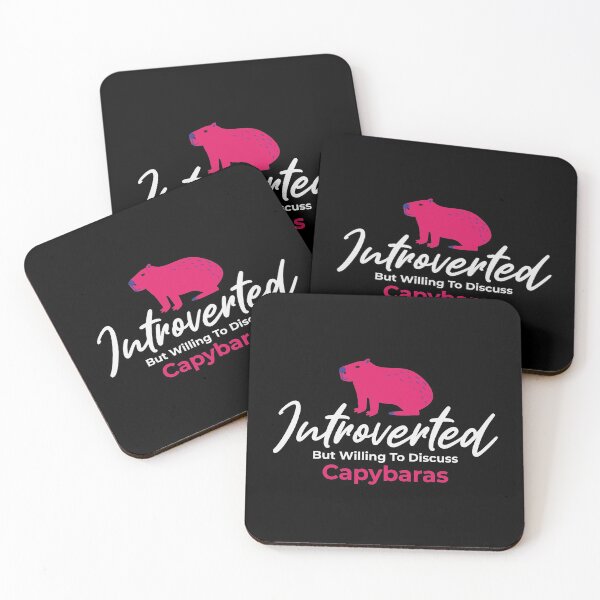 Item preview, Introverted But Willing To Discuss Capybaras, funny shirt designed and sold by StairheadStore.