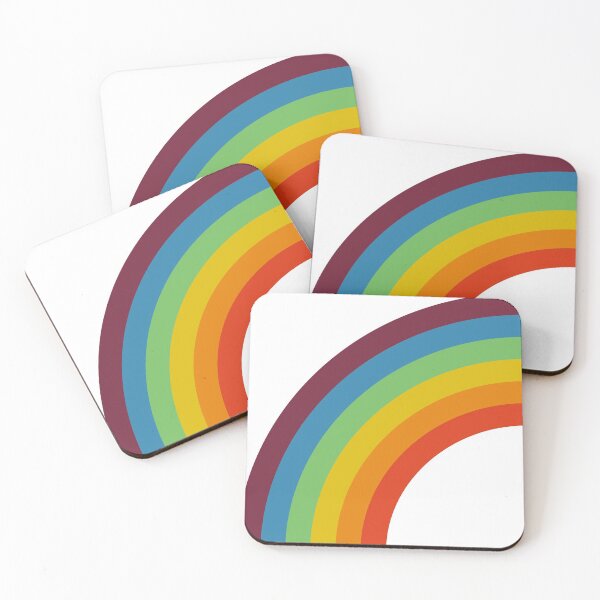 Item preview, Retro Muted 90 Degree Gay Rainbow Sticker  designed and sold by heckgogh.