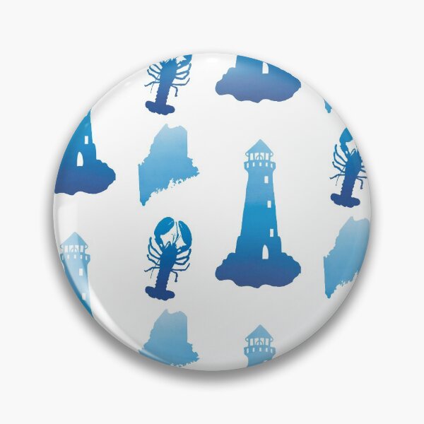 Item preview, Blue Ombré State of Maine Sticker Pack  designed and sold by Dalaura.