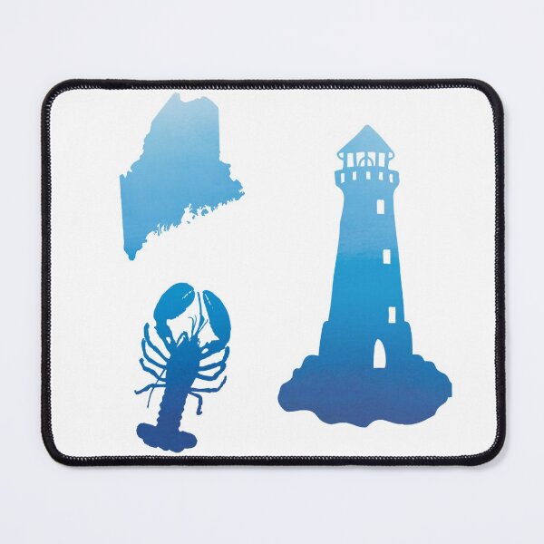 Item preview, Blue Ombré State of Maine Sticker Pack  designed and sold by Dalaura.