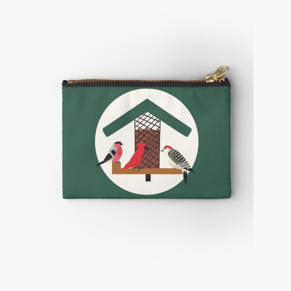 Item preview, Backyard Birds Eating Birdseed at Birdfeeder designed and sold by Cardinal Designs.