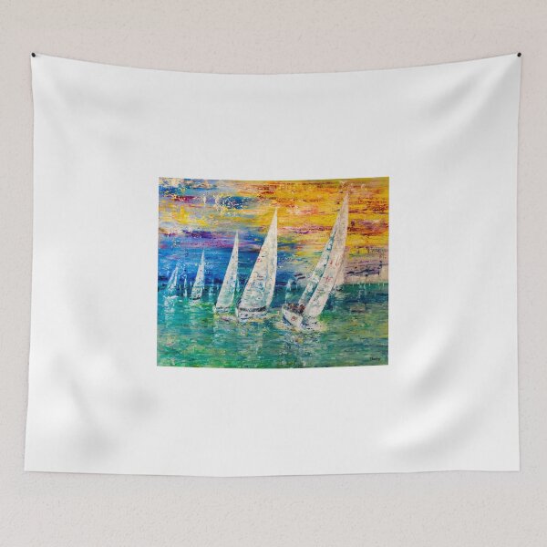 Item preview, Rainbow Regatta  designed and sold by Natalia_Shchip.