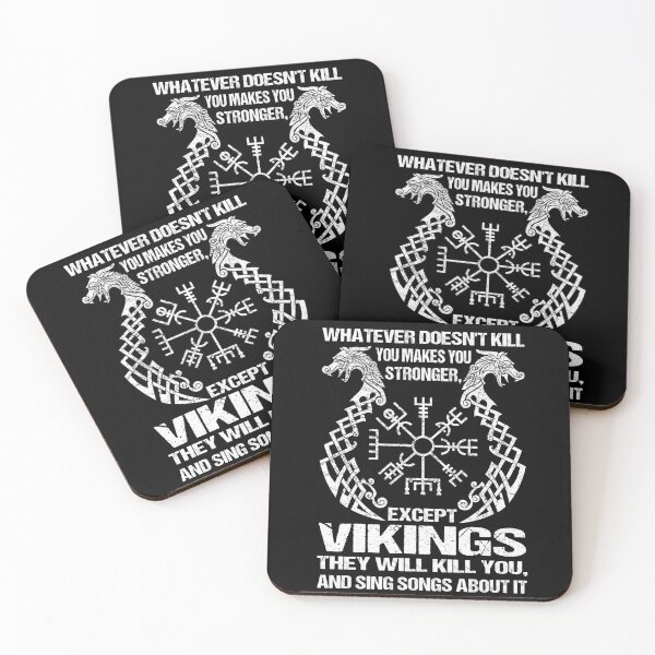 Item preview, Viking Warrior Whatever Doesn't Kill You Makes You Strong Except Vikings designed and sold by Dog-T-Shirts.