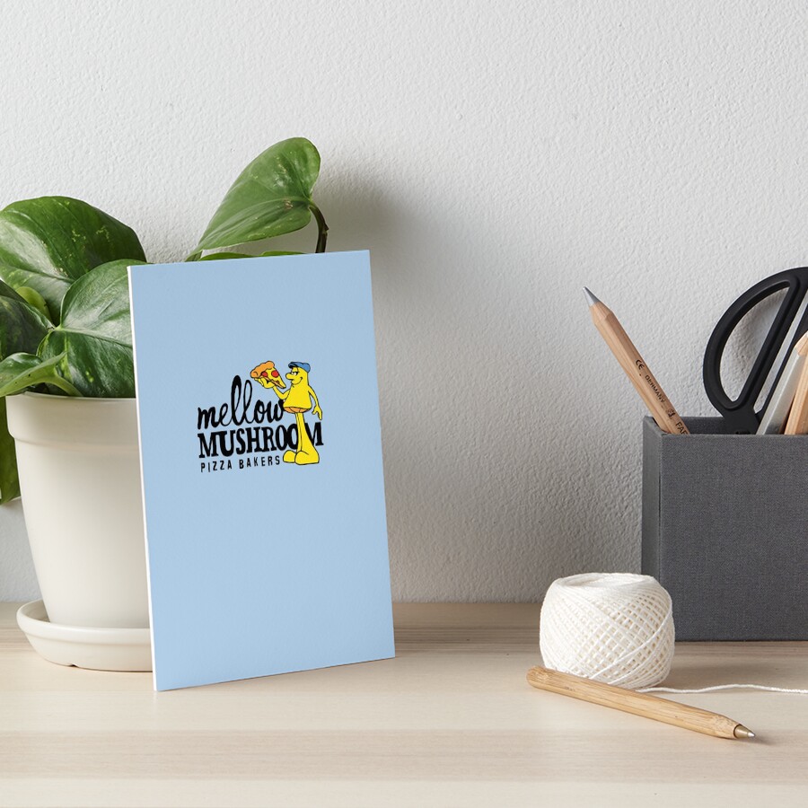 “Mellow Mushroom Resto Sticker” Art Board Print by DominikBeck | Redbubble