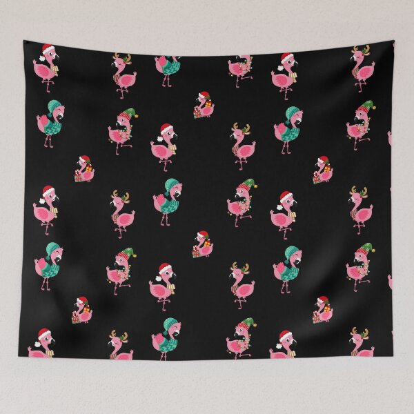 Item preview, Flamingo Art Xmas designed and sold by WoodburyLake.