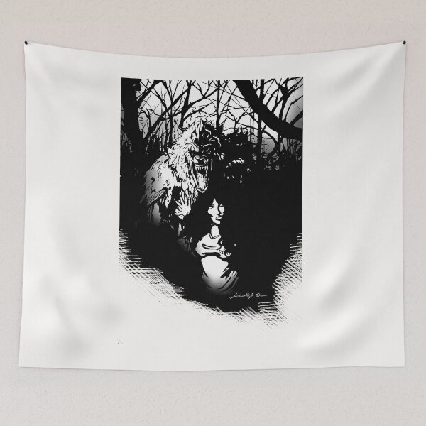 Item preview, Wolf and Woman designed and sold by blackdragon4.