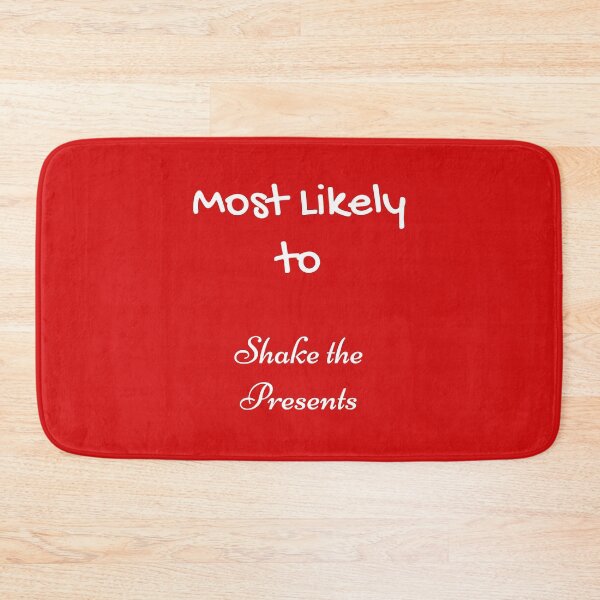 Item preview, Most Likely Shake the Presents White designed and sold by UMEShop.