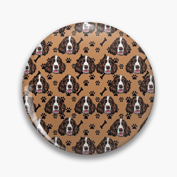 Item preview, Spaniel all over dog pattern design  designed and sold by SamRVstore.