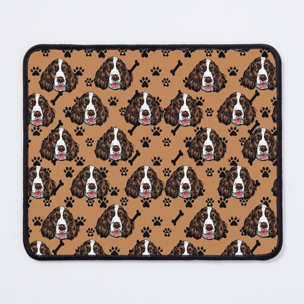 Item preview, Spaniel all over dog pattern design  designed and sold by SamRVstore.