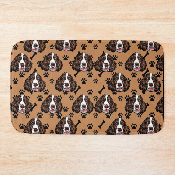 Item preview, Spaniel all over dog pattern design  designed and sold by SamRVstore.