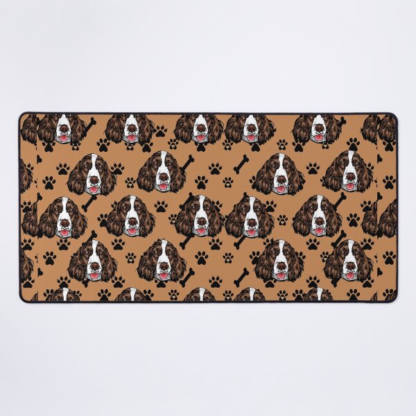 Item preview, Spaniel all over dog pattern design  designed and sold by SamRVstore.
