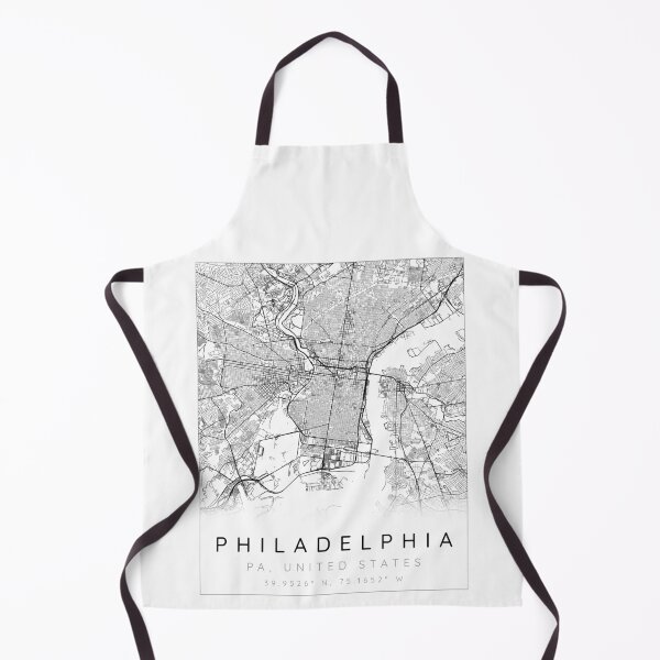 Item preview, Philadelphia map minimalist in black and white designed and sold by DesireeVDA.