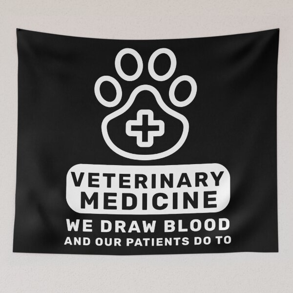 Item preview, Veterinary Medicine Vet Tech We Draw Blood And Our Patients Do Too - Funny Veterinary designed and sold by mewsis.