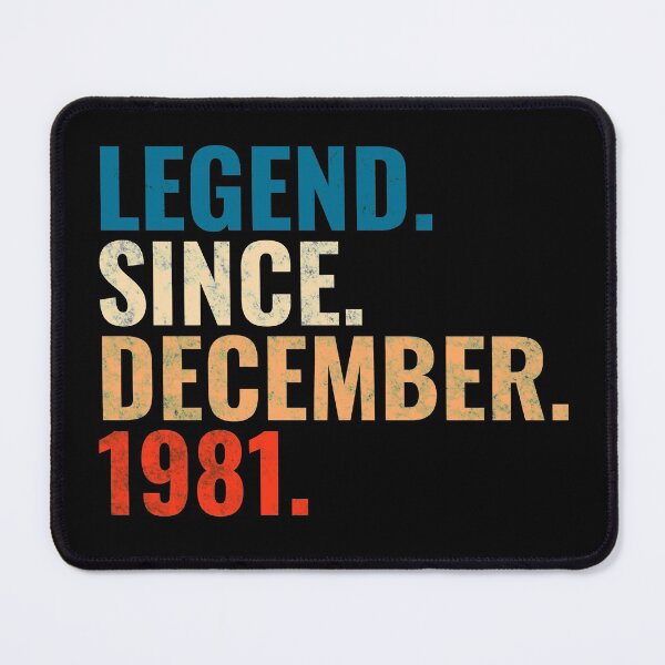 Item preview, Legend Since December 1981 Retro Vintage designed and sold by Teelogic.
