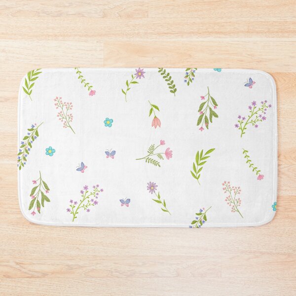 Item preview, Minimalist Leaves Flowers and Butterflies | Simple Pattern designed and sold by Lizzamour.