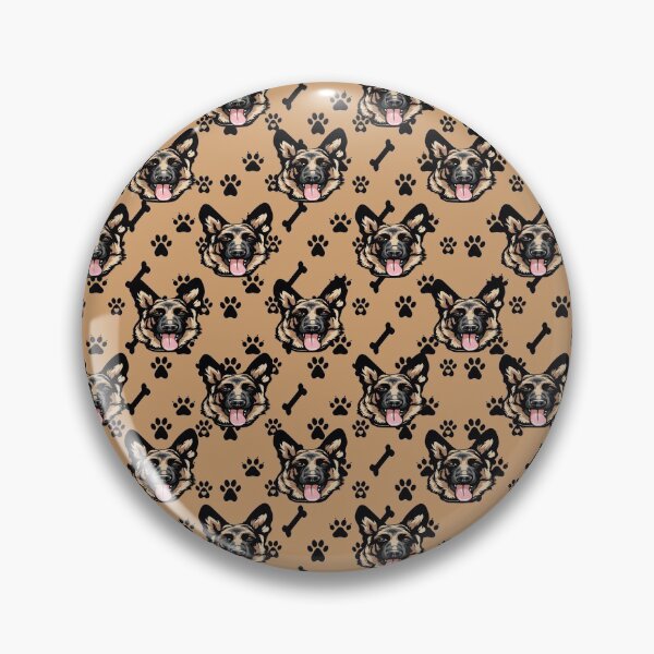 Item preview, German Shepherd all over dog pattern design  designed and sold by SamRVstore.