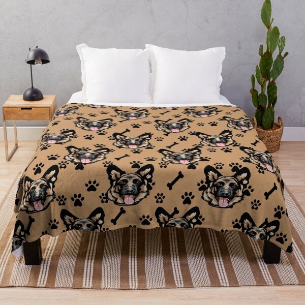 Item preview, German Shepherd all over dog pattern design  designed and sold by SamRVstore.