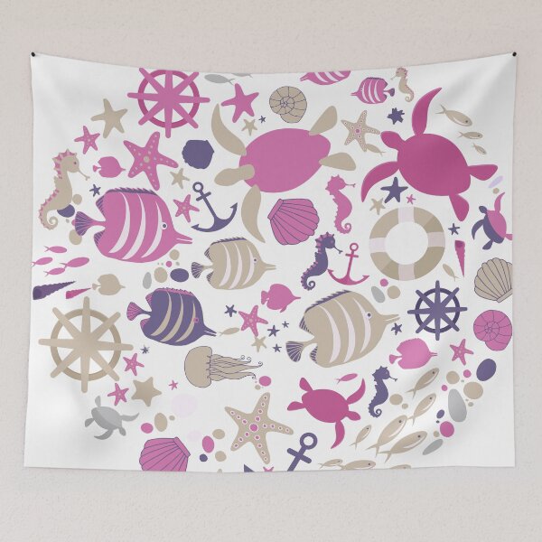 Item preview, Save The Ocean Keep The Sea Plastic Free Turtle Scene designed and sold by istoriadesign.
