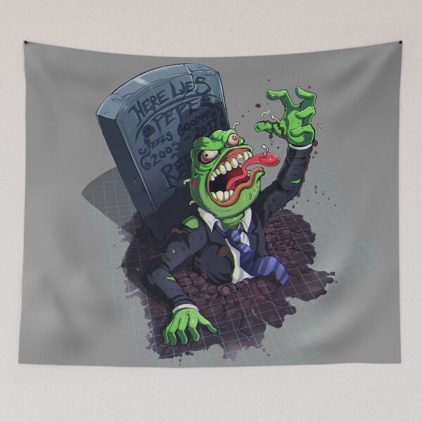 Item preview, zombie PEPE the frog designed and sold by VinBasis.