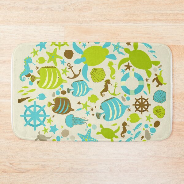 Item preview, Save The Ocean Keep The Sea Plastic Free Turtle Scene designed and sold by istoriadesign.