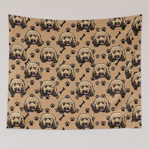 Item preview, Puppy all over dog pattern design  designed and sold by SamRVstore.