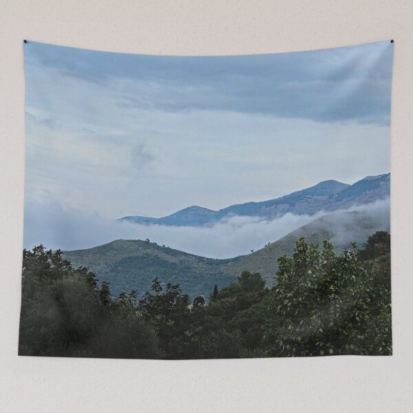 Item preview, Hills Clouds Scenic Landscape 3 designed and sold by Anna Lemos.